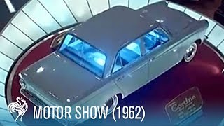 Motor Show in Earls Court 1962  British Pathé [upl. by Tyoh501]