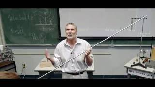 DEMONSTRATION  Flexural and Longitudinal waves  Singing Rods Demonstration [upl. by Moor]