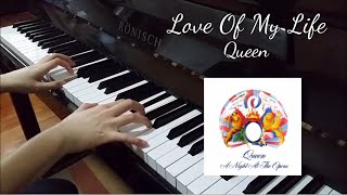 Love Of My Life Queen piano cover [upl. by Enaxor]