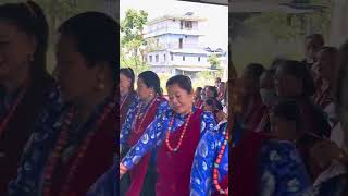 Galbandi chino ngolo raja lai 🙏🥰 Gurung Song Dance by Tarahara Gurung Gumba Ama Samuha✌️☸️ [upl. by Otreblaug]