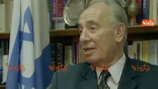 Shimon Peres quotLa pace è larte della continuazione della nostra esistenzaquot [upl. by Aleusnoc688]