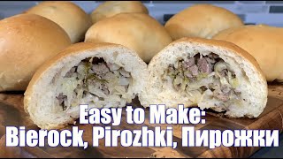 Bierocks Runza Pirozhki amp Пирожки recipe 2020 RockinRaffi Ep 72 cook with me [upl. by Bartosch344]