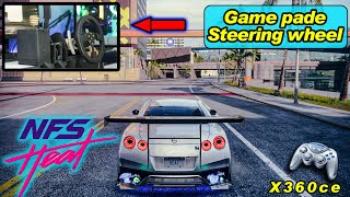 How To Play NFS Heat in the Gaming steering wheel x360ce  Tutorial [upl. by Bradway]