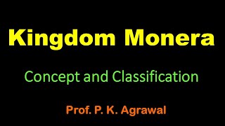 Biological Classification 01  Monera  Class 11  NEET 20  Kingdome Monera [upl. by Dysart]