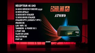 مميزات جهاز الجديد من ECHOLINK هــو 🔥 FOREVER  4K 🔥 ECHOLINK ATOMO🔥 [upl. by Annaiviv915]