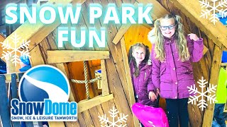 SNOWDOME IN TAMWORTH  SNOW PARK FUN  DRAYTON MANOR MINI STAYCATION PART 2 [upl. by Sharity]