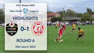 HIGHLIGHTS 25032023  Mounties 01 Nepean  U15 Round 6 [upl. by Aicenad]