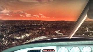 VFR Flight over the Rhine from Koblenz to Bingen FSX [upl. by Umeko256]