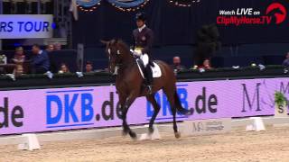 Goncalo Carvalho  Batuta  Grand Prix de Dressage  Munich Indoors  2014 [upl. by Werdnael]