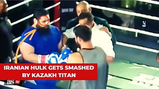 Iranian Hulk gets smashed by Kazakh Titan [upl. by Frere]