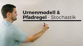 Basics Stochastik  Baumdiagramme Pfadregeln Urnenmodelle Kugeln ziehen ohne Zurücklegen [upl. by Cassil]