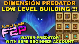 WATER DIMENSIONAL PREDATOR WITH BEGINNER ACCOUNT SUMMONERS WAR SW [upl. by Seeto]