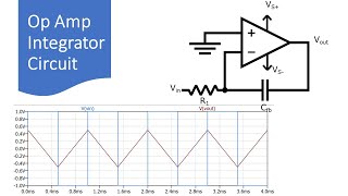 Integrator Op Amp Circuit [upl. by Rabelais]