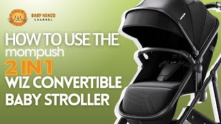 Use and Instructions  👶 Mompush Wiz 2 in 1 Convertible Baby Stroller [upl. by Marciano]