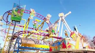 Allerheiligenkirmes 2018  Fahrgeschäfte auf der Kirmes Soest [upl. by Adikram]