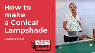 How to Make a Professional Conical Lampshade [upl. by Halsted]