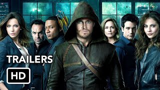 Arrow Season 1 2012  All Trailers and Promos [upl. by Ellehctim]