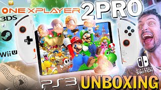 OneXPlayer 2 PRO CHEGOU UNBOXING  GAMEPLAY d PS3 WiiU Steam AAA games e  no PC PORTÁTIL SWITCH [upl. by Amabelle]