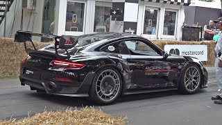 Porsche Manthey Racing 991 GT2 RS MR  PURE ENGINE SOUNDS [upl. by Atinreb22]