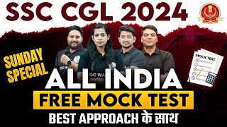 ALL INDIA LIVE MOCK TEST 📖 SSC CGL 2024  SSC CGL Mock Test 2024  SSC CGL 2024 Preparation [upl. by Sanferd]