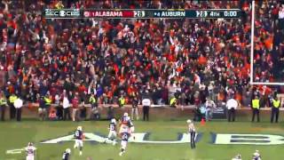 Alabama Missed Field Goal Returned for Auburn Game Winning Touchdown [upl. by Alyel]