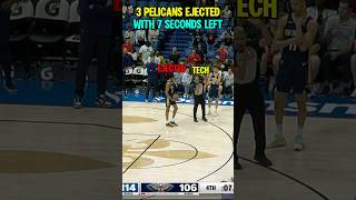 Refs really EJECTED 3 Pelicans with just 7 SECONDS left😭😭 [upl. by Horick]