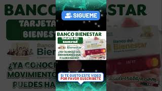 📌🚨BANCO DEL BIENESTAR ¿YA CONOCES TODO LO QUE PUEDES HACER CON LA TARJETA [upl. by Lleoj]