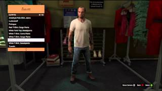 GTA V  All Trevors Outfits [upl. by Nimrac]