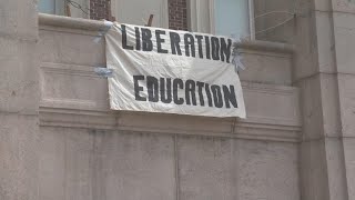 Columbia University student protesters will remain at Hamilton Hall [upl. by Zahc]