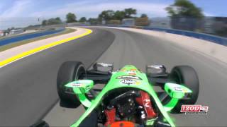 2012 INDYCAR Practice 2 from Milwaukee [upl. by Yssirhc]