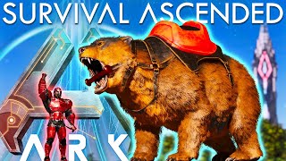 Ark Survival Ascended  Taming a Dire Bear for Bee Honey ASA E18 Ark Ascended Gameplay [upl. by Darrey416]