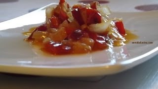 Como Freir Cebolla y Pimiento Sofrito Sencillo Receta Fácil y Rápida envidiacocina 19 [upl. by Assirahs]