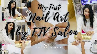 എന്റെ ആദ്യത്തെ nail art experience  Ftv Salon  Haritha Nambiar [upl. by Cchaddie291]