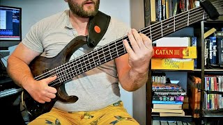 Magnetar  Mark Lettieri Cover amp Transcription  Bass Progression 835 Hours [upl. by Saiff723]