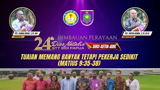 HIMBAUAN PERAYAAN HUT STT GIDI YANG KE24 THN  PRESIDENT GIDI DAN KETUA STT GIDI  18 AGUSTUS 2024 [upl. by Diao]