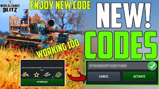 NEW CODES⚠️World Of Tanks Blitz Bonus Codes  WOT Blitz Codes  wot Codes 2024 [upl. by Ahseym20]