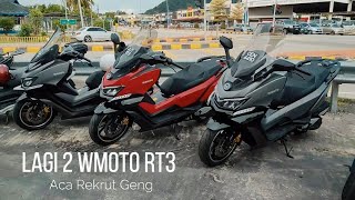 RIDE BALIK KERJA AMBIL MOTO BARU  KembaraKVK  LAGI 2 WMOTO RT3  Aca Rekrut Geng  SYM EVO XMAX TL [upl. by Tonia300]