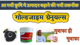 New Improved Technology for Higher Yieldin Farming GOLDZYME GRANUELS By Goldking Biogene Pvt Ltd [upl. by Ettena]