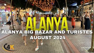 Alanya  Life and Walking in AlanyaAlanya Big bazar 2024 [upl. by Lamok]