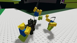 Wiping out a server with halberd  Combat Warriors [upl. by Nueoras]