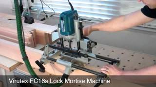 Cutting Large Mortises With A Lock Mortiser [upl. by Mulligan]