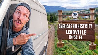 Van Life in Americas Highest City training for the Leadville 100 [upl. by Anavas]