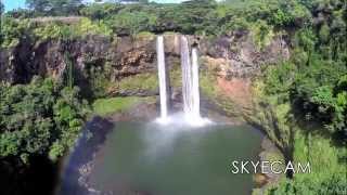 Aerial Drone of Wailua Falls KAUAI [upl. by Eelek]