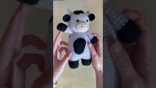 RECEITA Vaquinha Amigurumi shorts [upl. by Tavi]