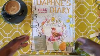 March 2019 Daphnes Diary Flip Through daphnesdiaryflipthrough daphnesdiarymagazine junkjournal [upl. by Eirroc]