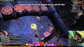 GW2 Not So Secret jumpinng puzzle diving goggles guide [upl. by Attener573]