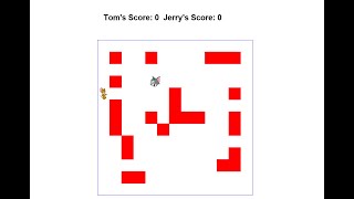 AI Learning to Play Tom amp Jerry Reinforcement QLearning [upl. by Wehtam]