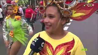 El carnaval sale a la calle en Las Palmas de Gran Canaria [upl. by Siroled560]