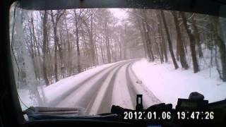 ✔ TRUCKTOUR durch den verschneiten Westerwald ☆ Hachenburg nach Nistertal [upl. by Cohla16]