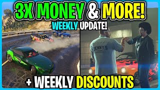 GTA Online WEEKLY UPDATE 3X Money amp More [upl. by Delphinia860]